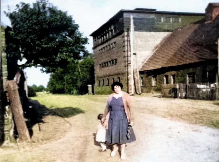 Speicher mit angrenzendem Wohnhaus. Vor 1980. Foto: Archiv Ortsbeirat Wulkow